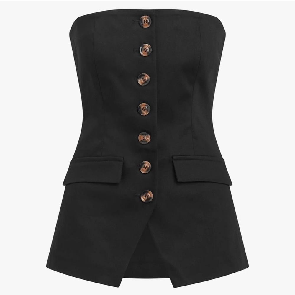 Favorite Daughter Phoebe Strapless Bustier Top